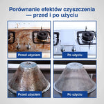 Efekt przed i po czyszczeniu kuchenki myjką wysokociśnieniową