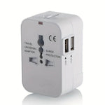 Adapter Podróżny z Dwoma Portami USB – Uniwersalne Zasilanie 110V/220V 6