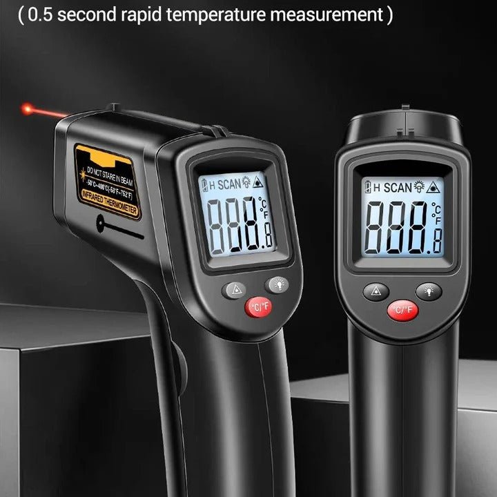 Bezdotykowy Termometr Na Podczerwień Z Laserowym Celowaniem - Szybki Pomiar Temperatury 8