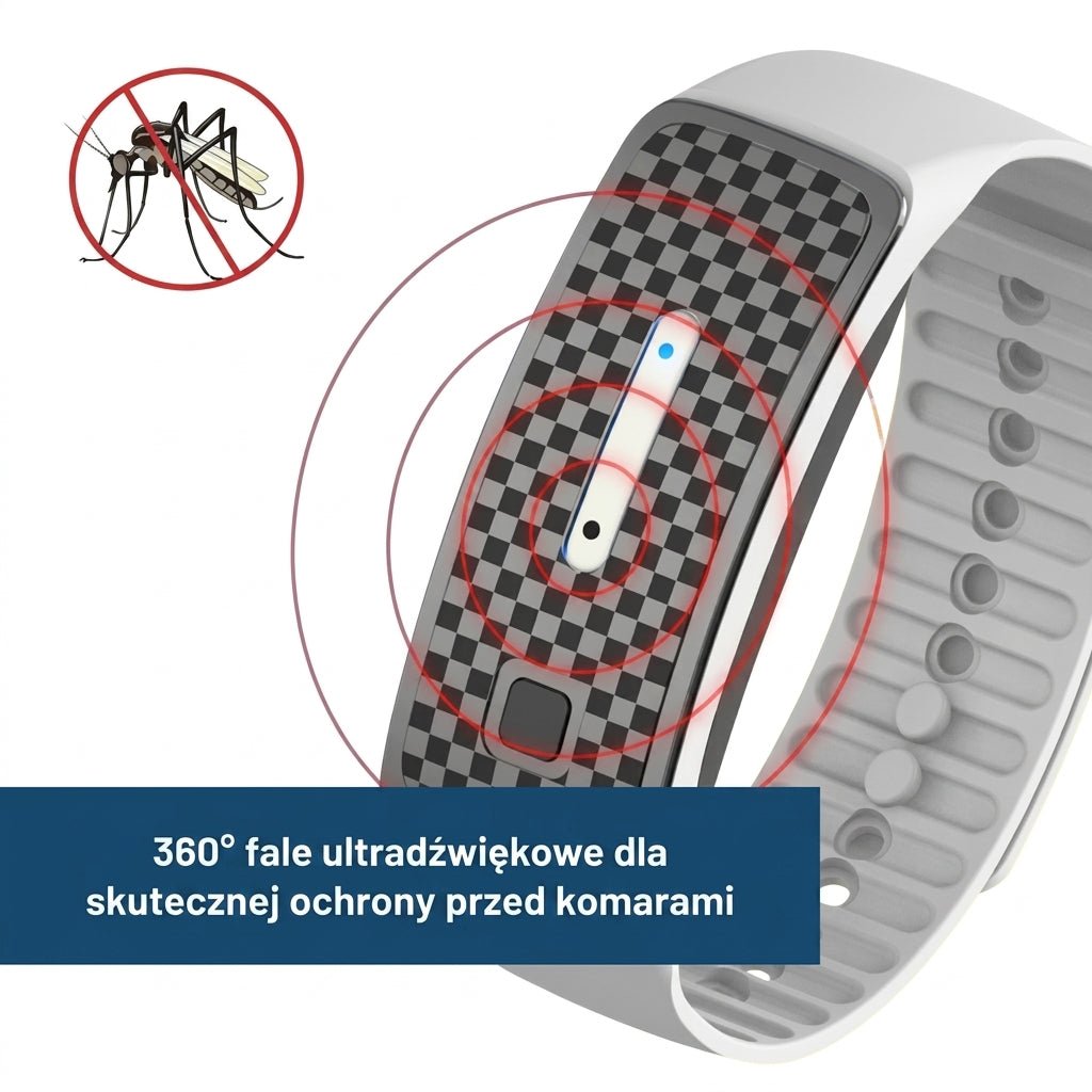 Bransoletka Ultradzwiękowa Przeciw Komarom – Wodoodporna, Regulowana, Ekologiczna 8