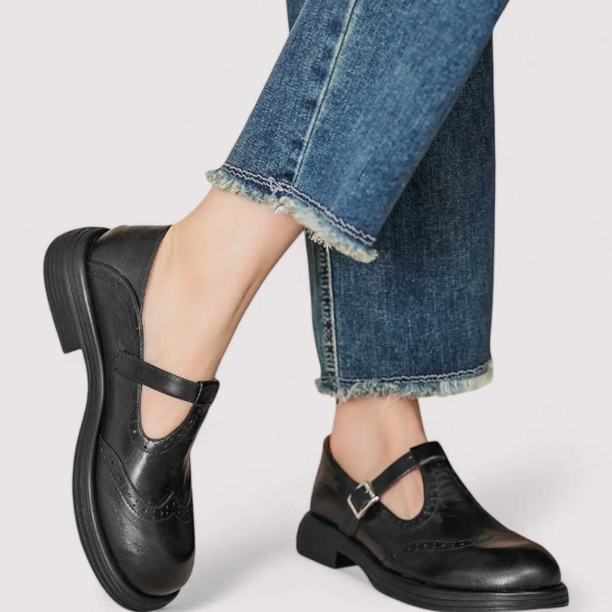 Buty Ortopedyczne Damskie Mary Jane z Wbudowanym Wsparciem – Wygodne i Stylowe 1