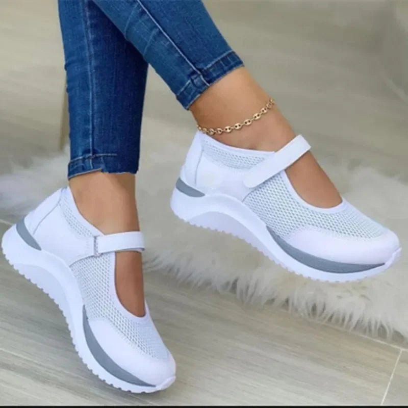 Buty Ortopedyczne Damskie Sportowe z Regulowanym Paskiem – Wygodne i Lekkie na Co Dzień 1