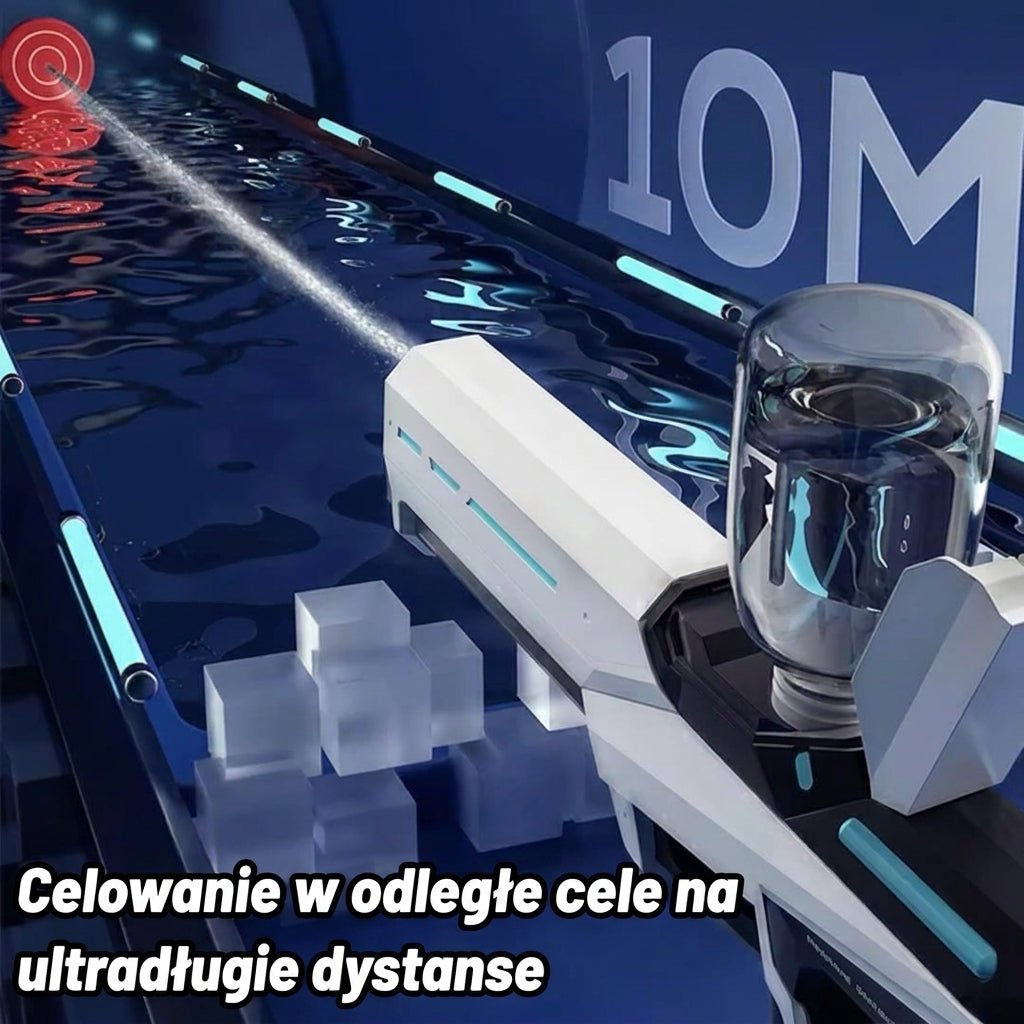 Elektryczny Pistolet na Wodę Automatyczny z Napełnianiem – Zasięg 8-10 m, 300 ml 5