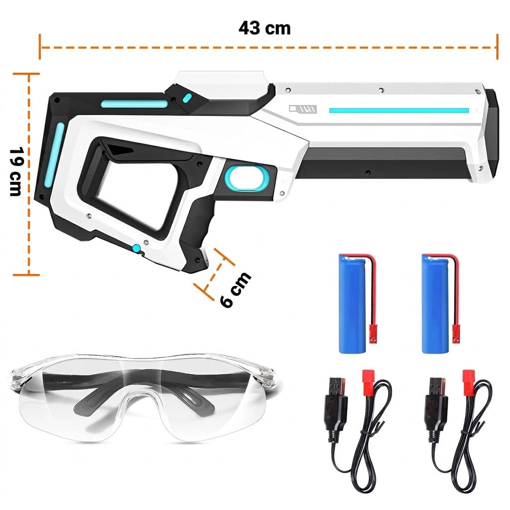 Elektryczny Pistolet na Wodę Automatyczny z Napełnianiem – Zasięg 8-10 m, 300 ml 2
