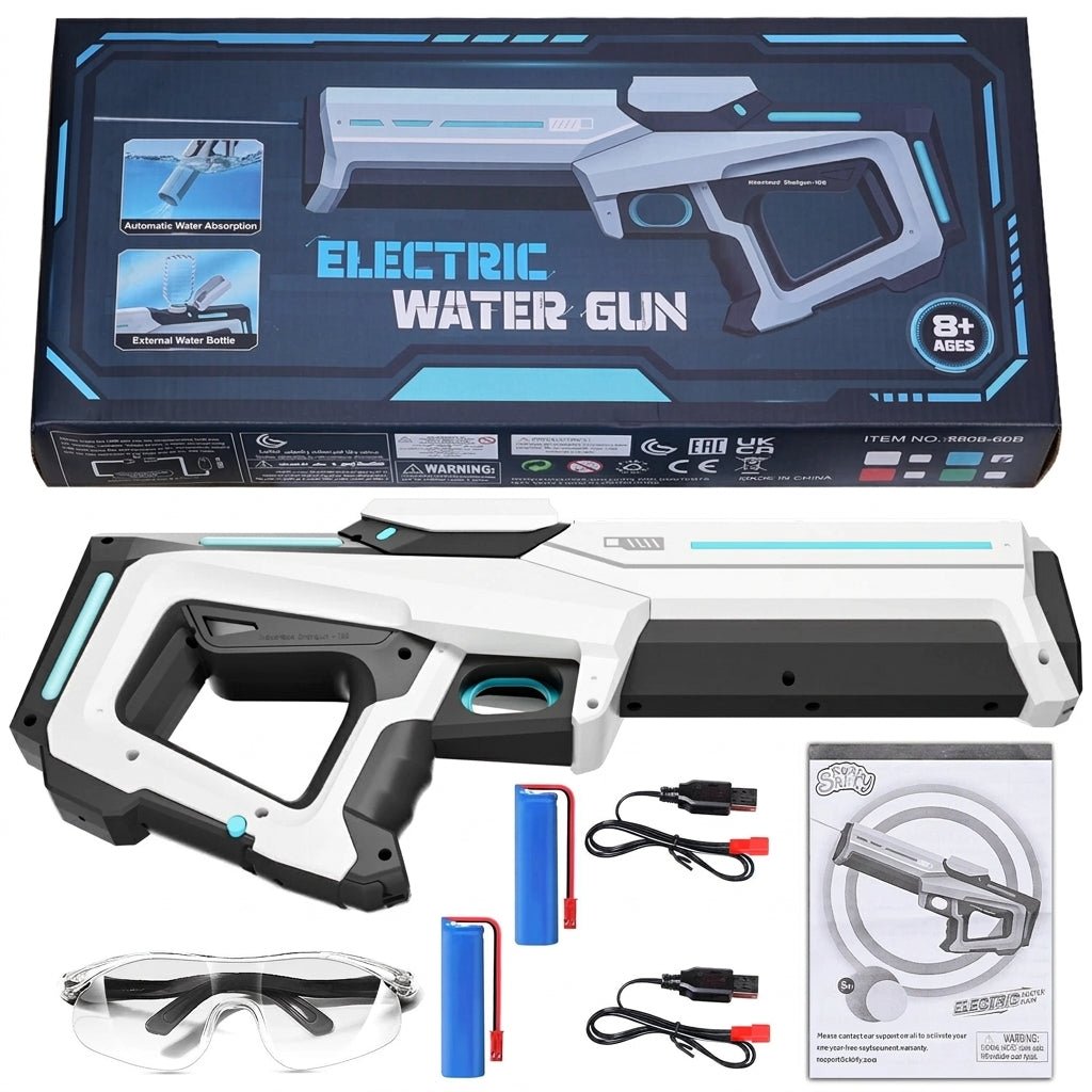 Elektryczny Pistolet na Wodę Automatyczny z Napełnianiem – Zasięg 8-10 m, 300 ml 8