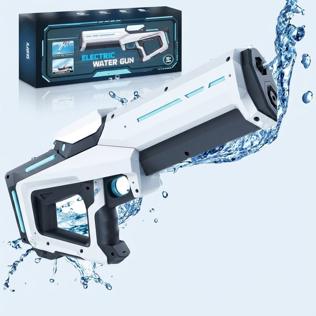 Elektryczny Pistolet na Wodę Automatyczny z Napełnianiem – Zasięg 8-10 m, 300 ml 1