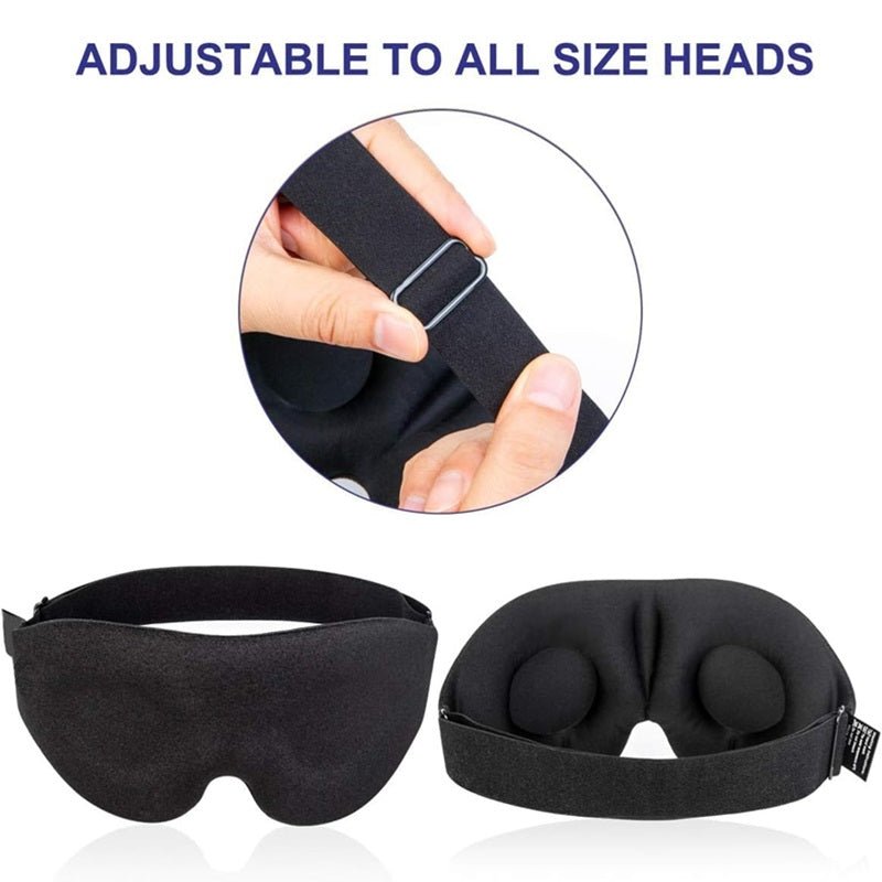 Ergonomiczna Maska Do Spania 3D Blackout - Komfortowa Maska Na Oczy Do Spania 6