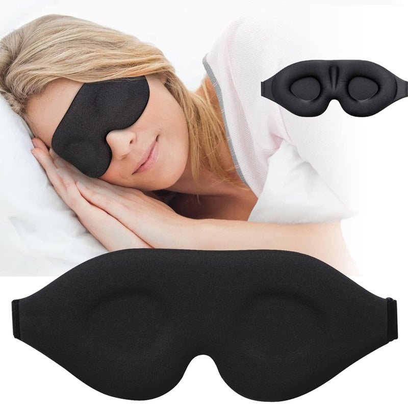Ergonomiczna Maska Do Spania 3D Blackout - Komfortowa Maska Na Oczy Do Spania 7