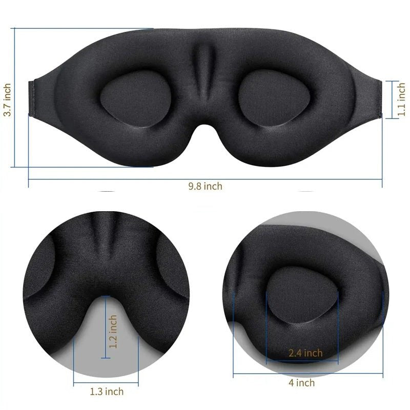 Ergonomiczna Maska Do Spania 3D Blackout - Komfortowa Maska Na Oczy Do Spania 8