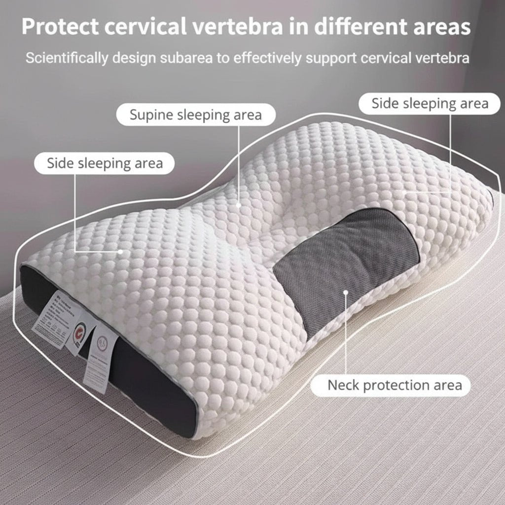 Ergonomiczna Poduszka Podtrzymująca Szyję z Włókna Sojowego - Komfortowy Sen 3