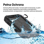 Ładowarka Słoneczna 500000 mAh – Wodoodporny Power Bank z Podwójnymi Portami USB 6