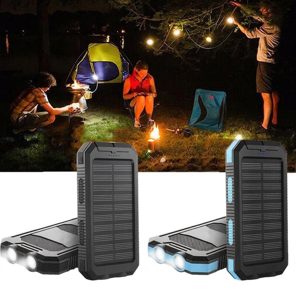 Ładowarka Słoneczna 500000 mAh – Wodoodporny Power Bank z Podwójnymi Portami USB 10