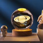 Lampa 3D Crystal Ball z LED - Elegancki Design, Intuicyjne Sterowanie i Relaksacyjne Oświetlenie 7