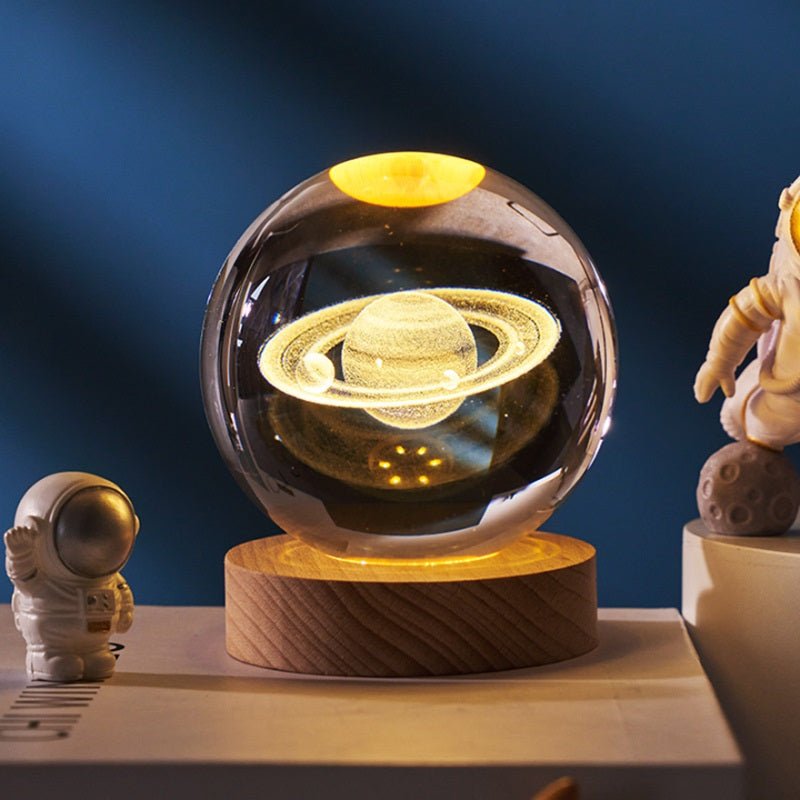 Lampa 3D Crystal Ball z LED - Elegancki Design, Intuicyjne Sterowanie i Relaksacyjne Oświetlenie 7