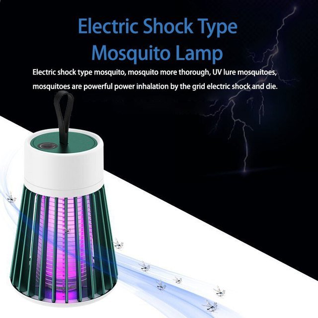 Lampa Przeciw Komarom UV Elektryczna – Przenośna z Funkcją Porażania i Zasilaniem USB 2