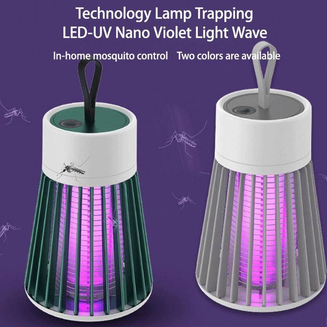 Lampa Przeciw Komarom UV Elektryczna – Przenośna z Funkcją Porażania i Zasilaniem USB 5