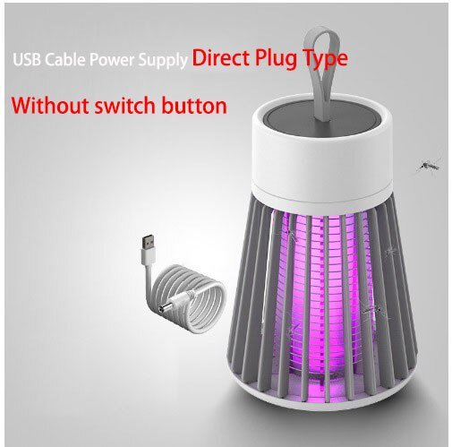 Lampa Przeciw Komarom UV Elektryczna – Przenośna z Funkcją Porażania i Zasilaniem USB 6