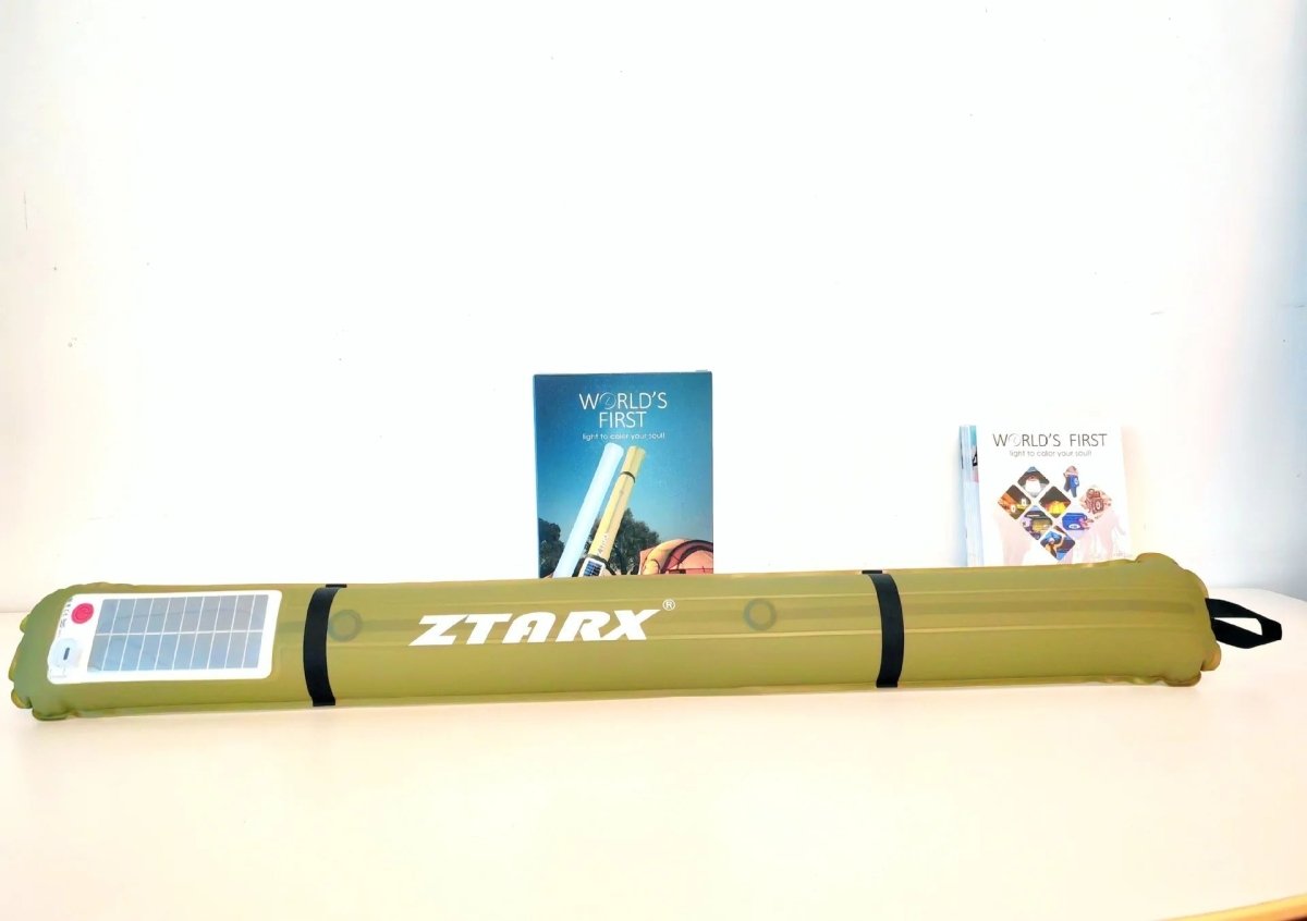 Lampa Solarna Kempingowa Przenośna IPX7 – Składana, Wodoodporna z Akumulatorem 2000 mAh 9