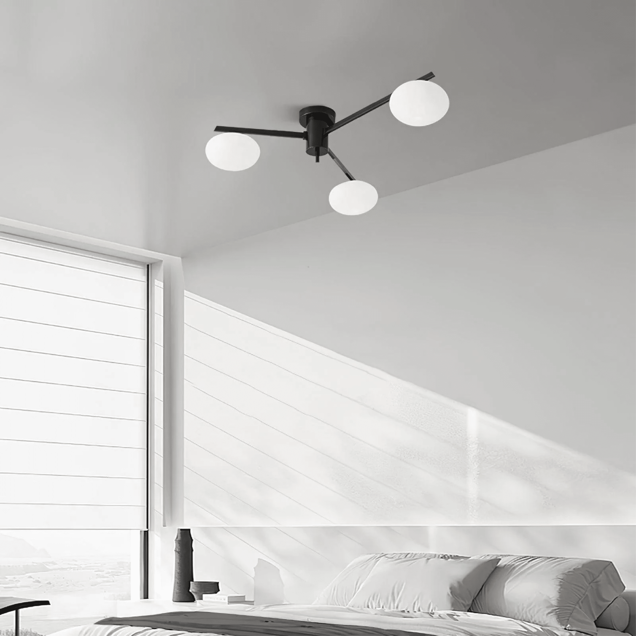 Lampa Sufitowa LED NESPÉR - Nowoczesny Design do Salonu, Miękkie Światło 4