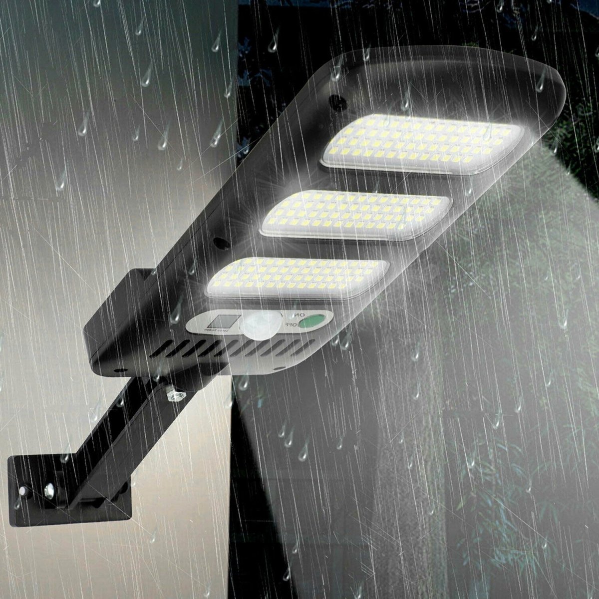 Lampa Uliczna LED Solarno-Ruchowa z Wodoodporną Obudową – 213 Chipów, Automatyczne Włączanie 0