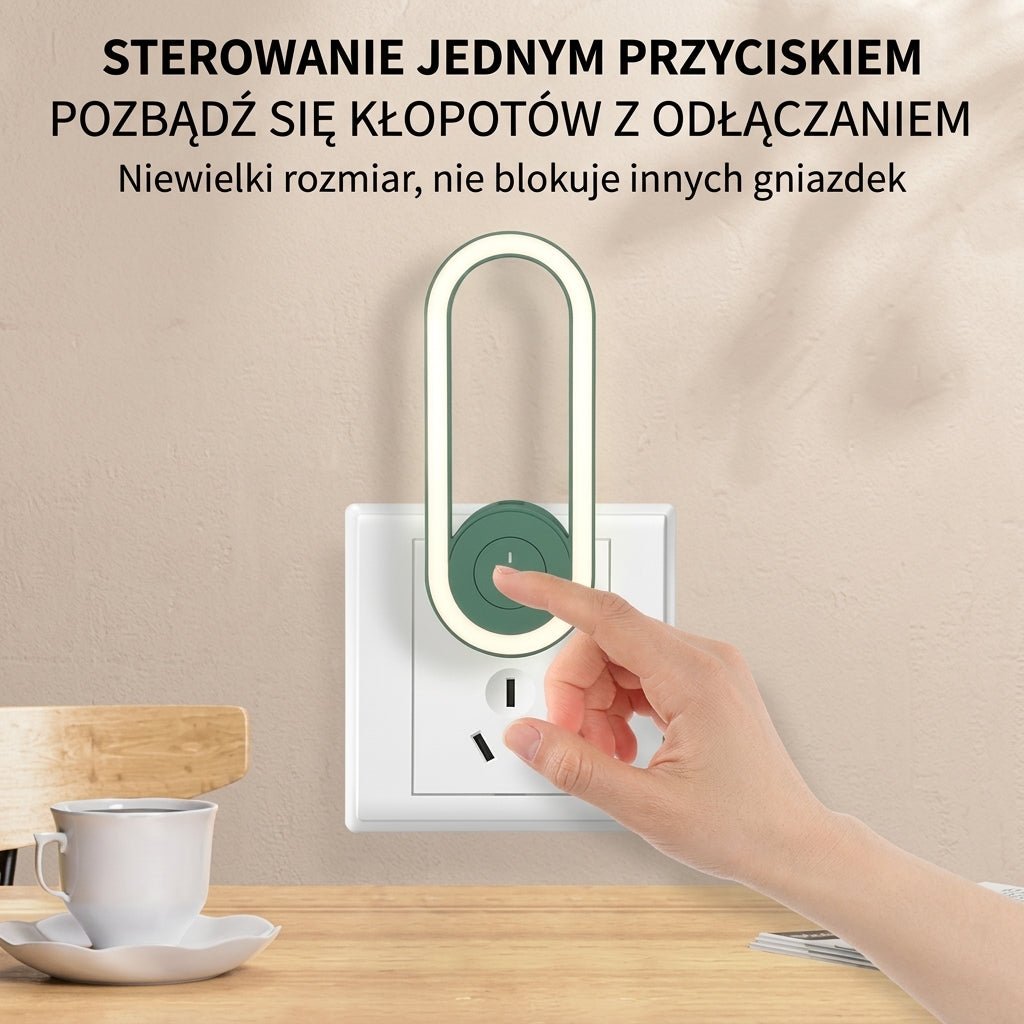 Lampka Nocna Do Sypialni LED – Ultradźwiękowa Z Funkcją Odstraszania Komarów 5