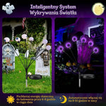 Lampy Ogrodowe Solarne z Fioletowymi Światłami – Oświetlenie Zewnętrzne na Halloween, 6 Szt. 8