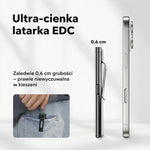 Latarka LED Akumulatorowa 650 Lumenów z Brelokiem i Magnetyczną Podstawą – Wodoodporna IPX4 13