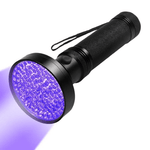 Latarka UV 100 Diod LED do Wykrywania Pluskiew i Plam – Zasięg 50 Stóp, Wodoodporna 0