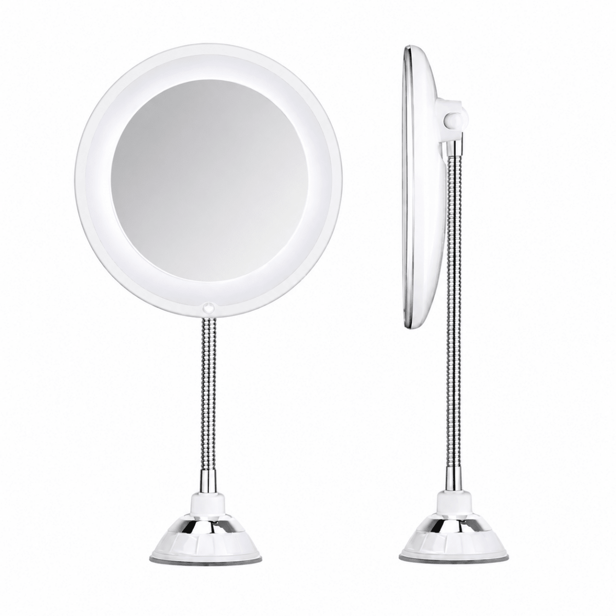 Lustro Powiększające 10x LED z Przyssawką – Regulowane Ramię 2