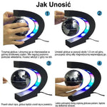 Magnetyczna Lewitująca Kula Ziemska z LED – Edukacyjna Dekoracja do Domu i Lampka Nocna 8