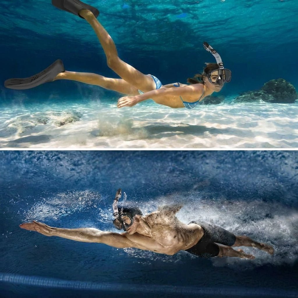 Maska do Snorkelingu z Systemem Dry Top – Panoramiczny Widok 180° do Pływania i Nurkowania 6