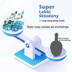 Maska do Snorkelingu z Systemem Dry Top – Panoramiczny Widok 180° do Pływania i Nurkowania 4