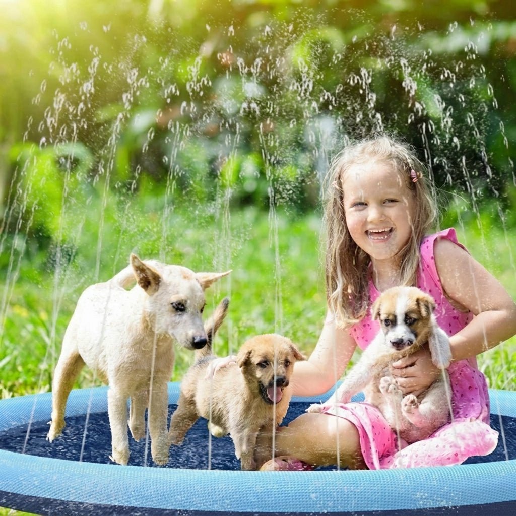 Mata dla Psa Splash Pad - Antypoślizgowa, Trwała Zabawka Wodna do Zabawy 7
