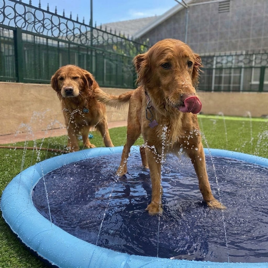 Mata dla Psa Splash Pad - Antypoślizgowa, Trwała Zabawka Wodna do Zabawy 8