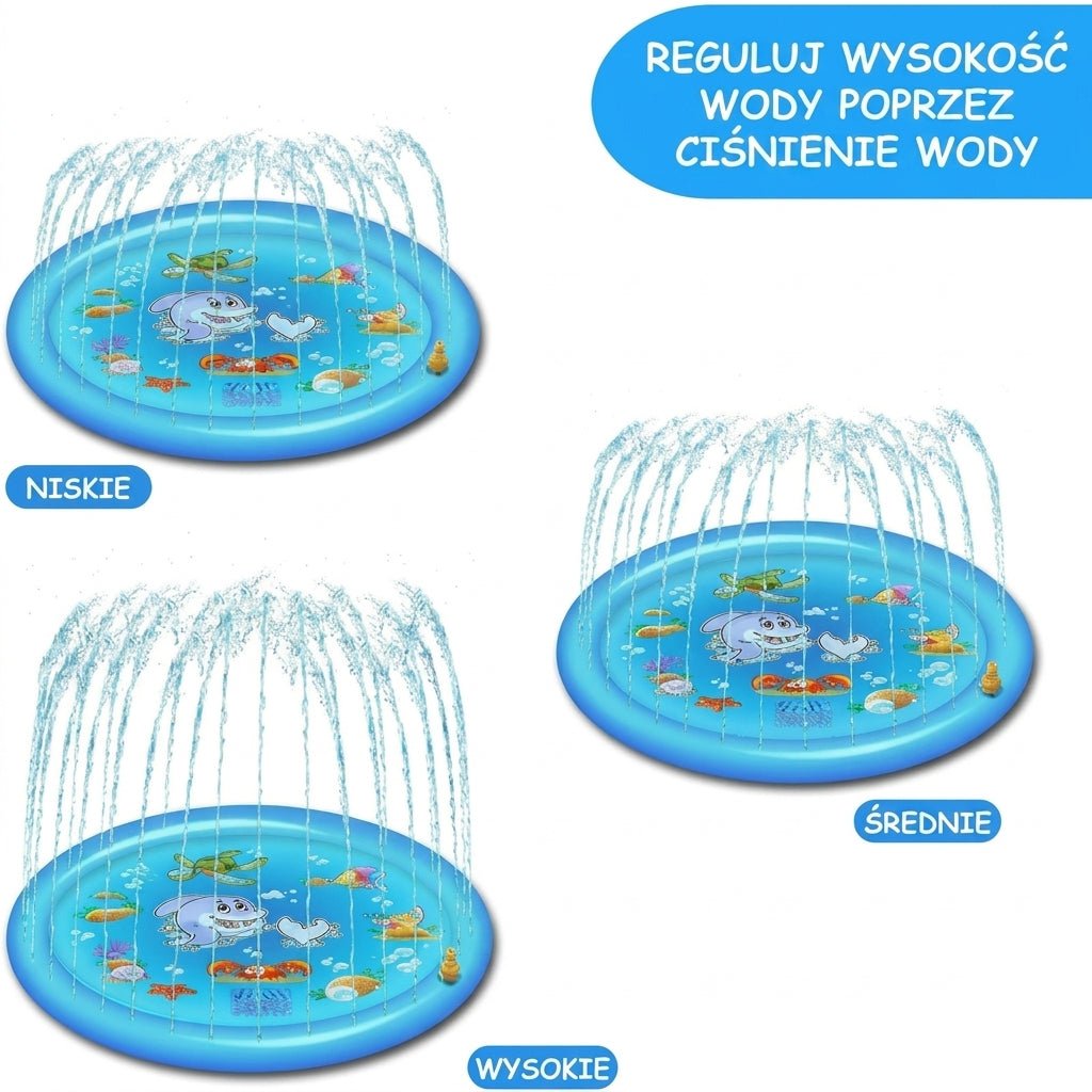 Mata do Zabawy dla Dzieci 100cm – Bezpieczna Bryzgowa Mata na Świeżym Powietrzu 4