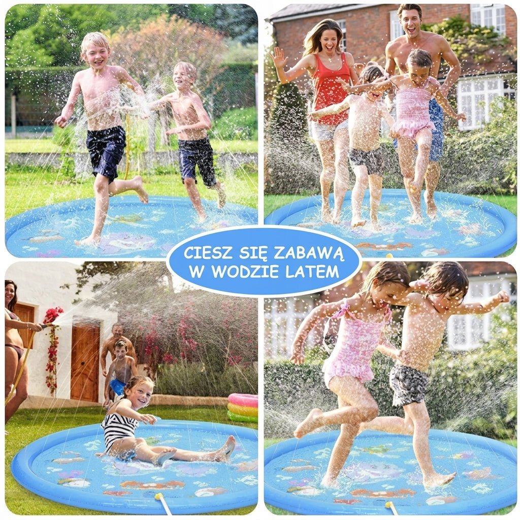 Mata do Zabawy dla Dzieci 100cm – Bezpieczna Bryzgowa Mata na Świeżym Powietrzu 6