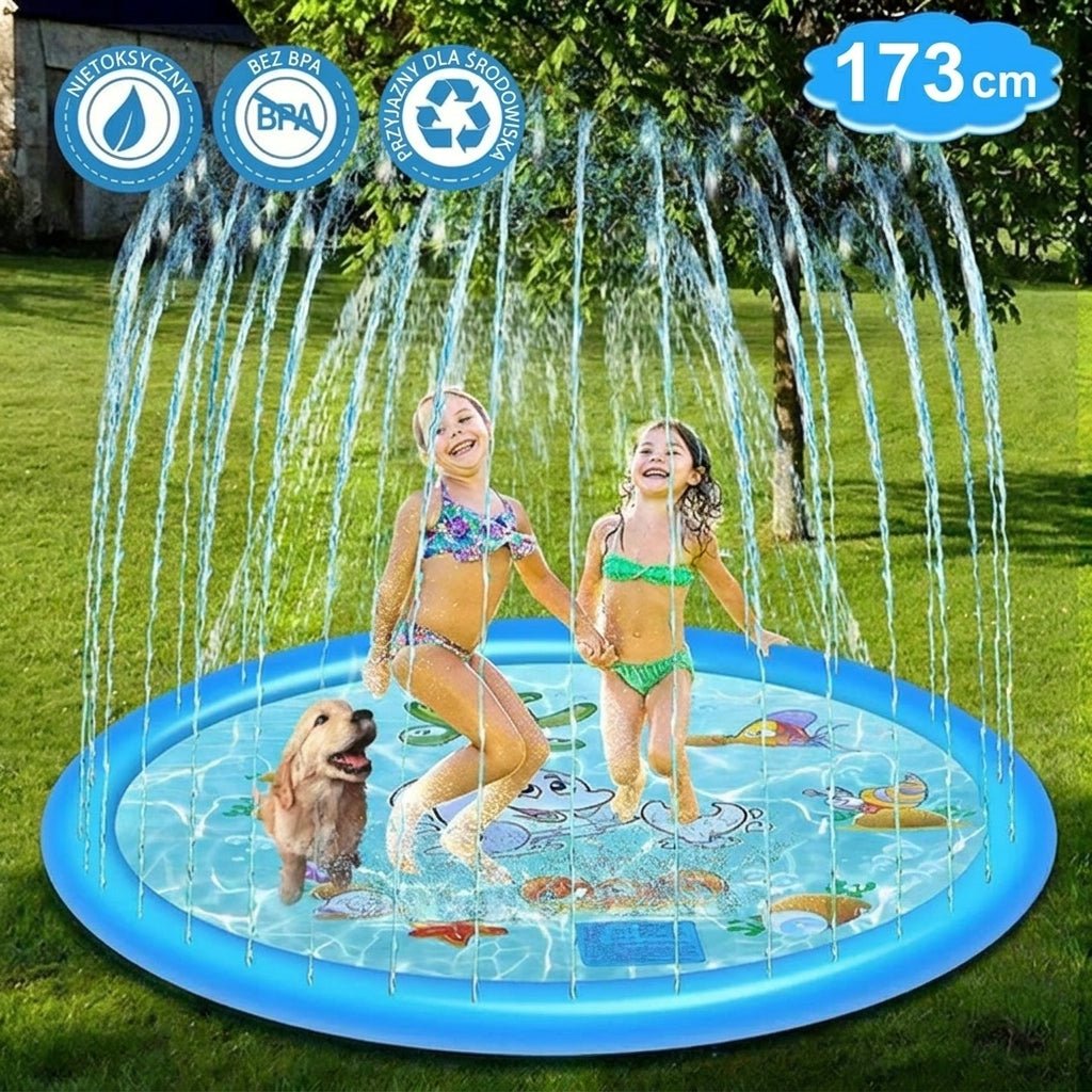 Mata do Zabawy dla Dzieci 100cm – Bezpieczna Bryzgowa Mata na Świeżym Powietrzu 8