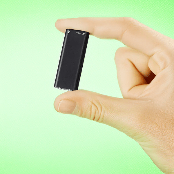 Mini Dyktafon do Nagrywania - Aktywowany Głosem, 32 GB, 96 Godzin Nagrywania 0