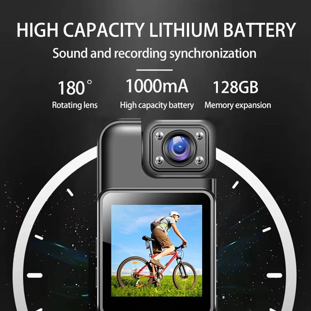 Mini Kamera 4K Ultra HD WiFi z Obiektywem 180° – Nagrywanie w Nocy i Wykrywanie Ruchu 5