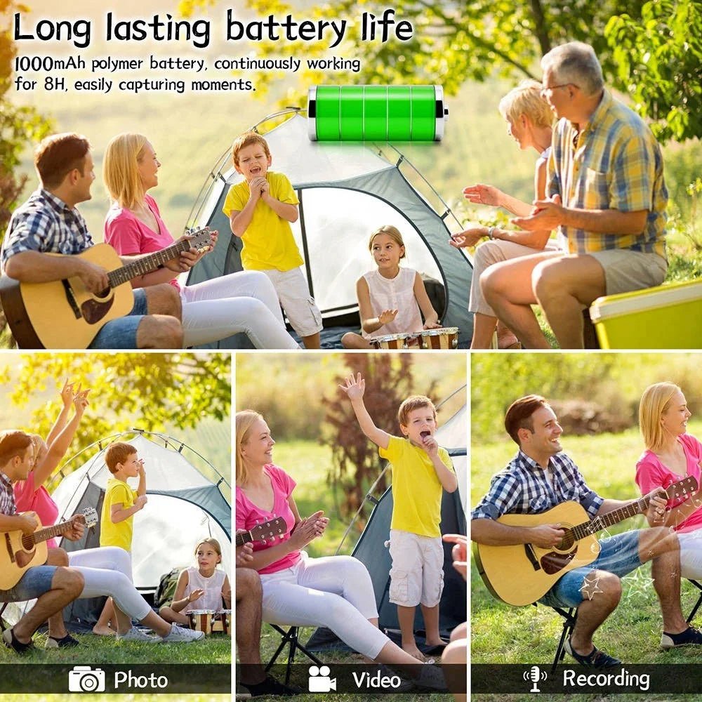 Mini Kamera 4K Ultra HD WiFi z Obiektywem 180° – Nagrywanie w Nocy i Wykrywanie Ruchu 7