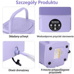 Mini Pralka Przenośna z Suszarką Wirową – Kompaktowa do Małych Pomieszczeń, 4,5L 7