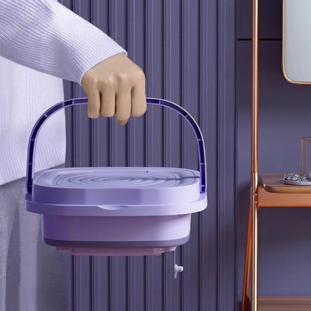 Mini Pralka Przenośna z Suszarką Wirową – Kompaktowa do Małych Pomieszczeń, 4,5L 11