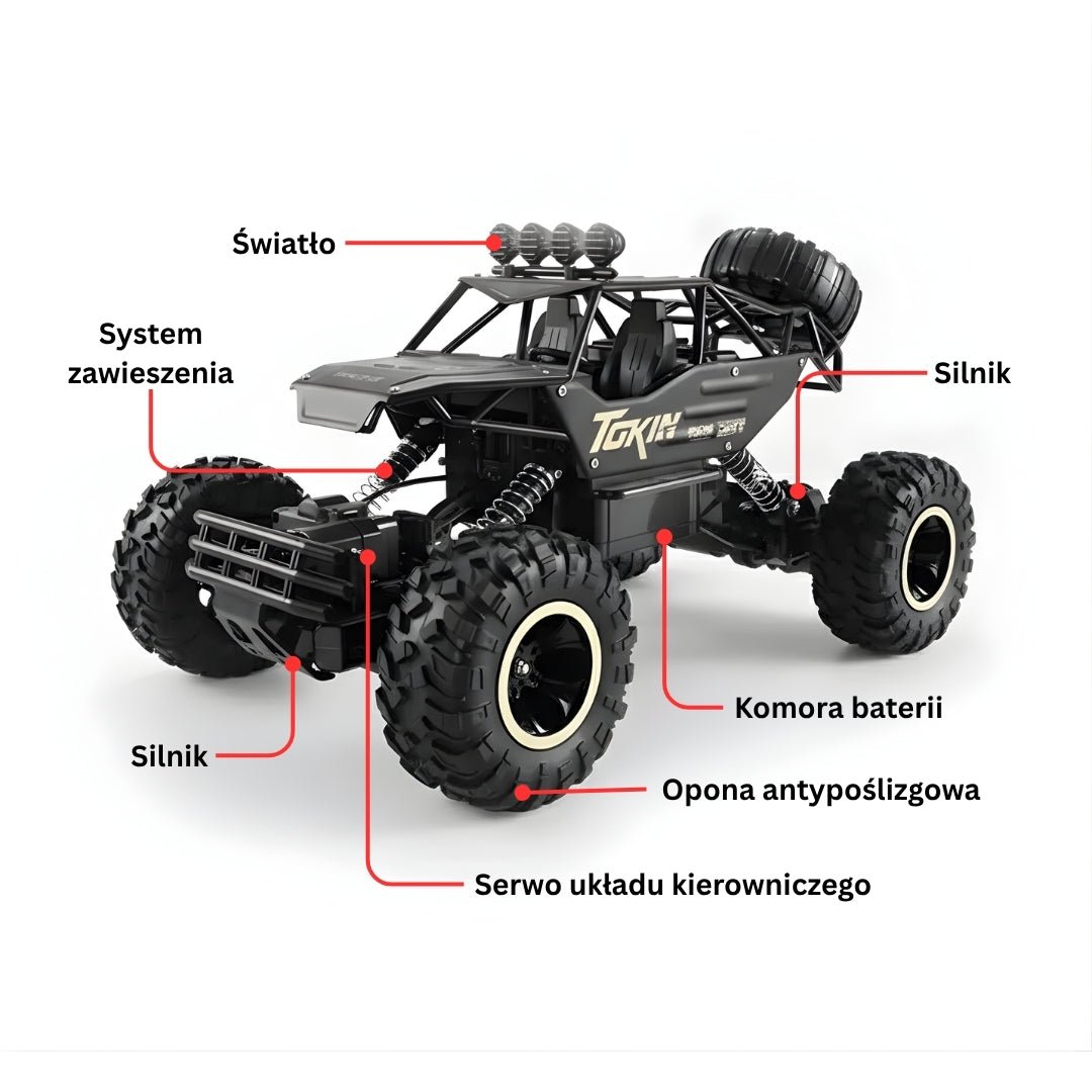 Części zdalnie sterowanego Monster Trucka 4x4