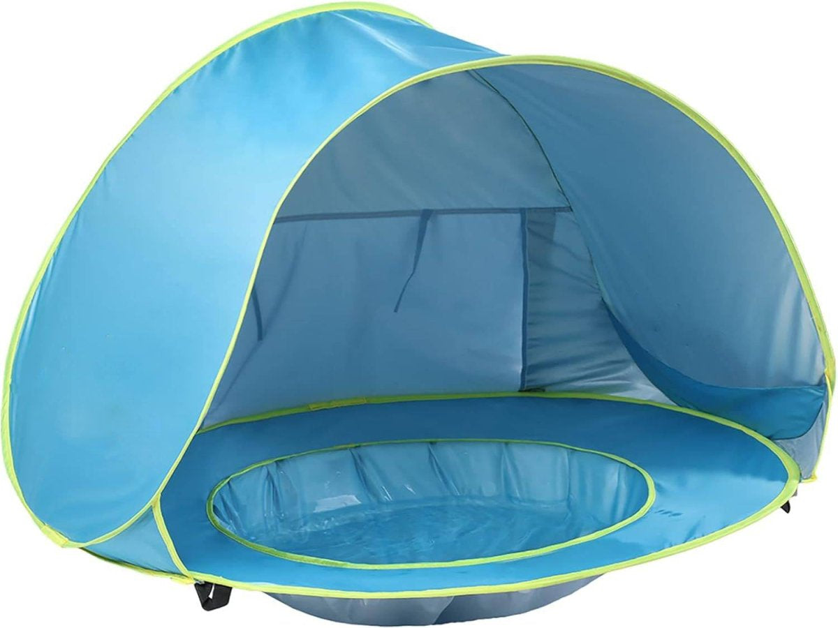 Namiot Plażowy dla Dzieci z Ochroną UV 50+ – Mini Basen, Lekka Konstrukcja, 117x79 cm 5