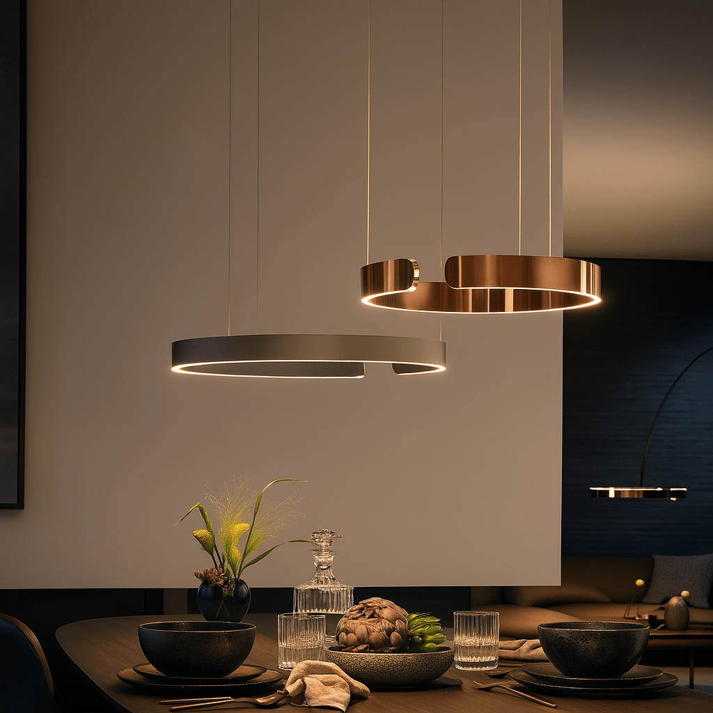 Nowoczesna Lampa Wisząca LED - Minimalistyczna Lampa Do Salonu Nad Stół 40-80 cm 0