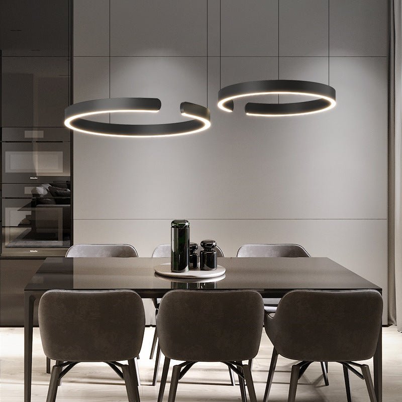 Nowoczesna Lampa Wisząca LED - Minimalistyczna Lampa Do Salonu Nad Stół 40-80 cm 3
