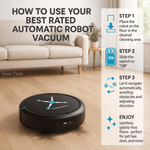 Odkurzacz Automatyczny z Funkcją Mopowania – Robot Samosprzątający do Domu 6