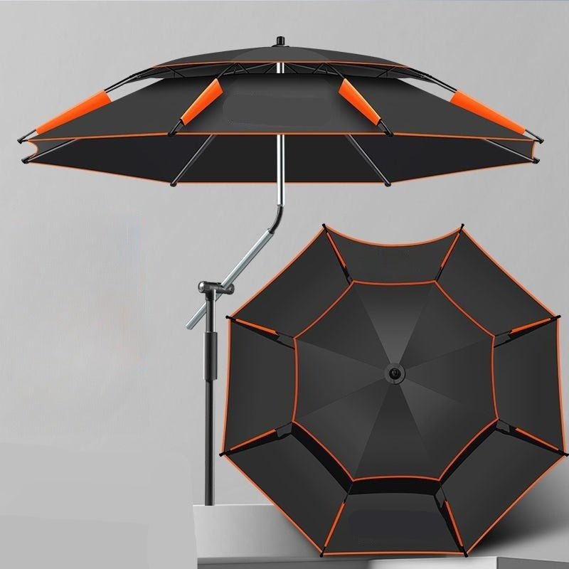 Parasol Wędkarski Przeciwwiatrowy z Ochroną UV 50° – Regulacja 360°, Wodoodporny 1
