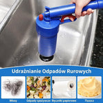 Pistolet Pneumatyczny do Usuwania Zatorów – Zestaw z 4 Przyssawkami do Toalet i Umywalek 4