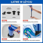 Pistolet Pneumatyczny do Usuwania Zatorów – Zestaw z 4 Przyssawkami do Toalet i Umywalek 6